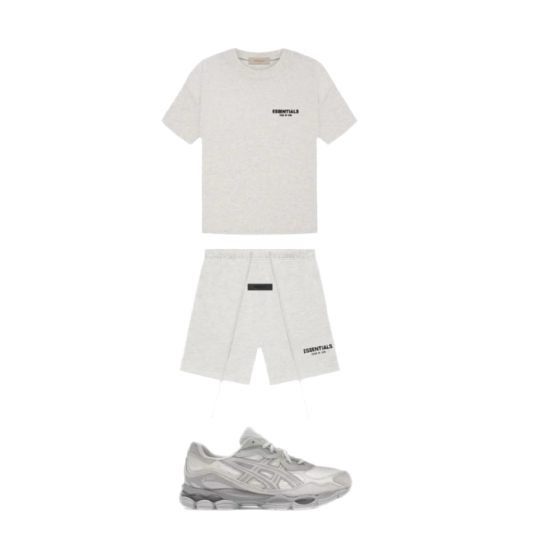 חליפה משולבת עם- essentials & asics